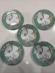 5 Bonjour Fruitful Nectar Salad Plates 8" Hummingbird (B2-B13). Fixed Price $58.99.