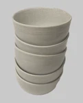 World Market White Cereal Soup Dessert Bowls Kitchen Lot Of 6 Ceramic 5 1/4". Fixed Price $17.33.