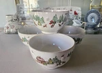 Juliska Berry & Thread North Pole Cereal/ice Cream Bowl 4PC - New In Box. Fixed Price $175.99.