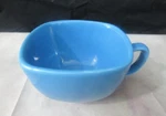 Cac China Color Arts 3-3/4 Stoneware Square Cup, 8 Oz, Peacock, BOX/36. Fixed Price $39.99.
