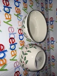 Lenox Holly Berry Serving Bowl Dip Vegetable 5" Holiday American By Design 2CT. Fixed Price $46.00.