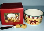 Lenox Winter Greetings Everyday Dip Bowl And Spreader 2 Pc. Set New. Fixed Price $63.90.