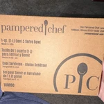 Pampered Chef Cool & Serve Bowl Qt Mixing Model 100090. Fixed Price $20.00.