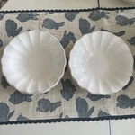 8 American Atelier Athena Bowls Soup Salad Ironstone Scalloped Edge 1/2". Fixed Price $62.00.