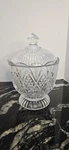 Vintage Shannon Crystal Godinger Dublin Box Footed Covered Candy Dish. Fixed Price $30.00.