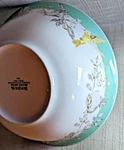 Bonjour Dinnerware Fruitful Nectar 10" Porcelain Serving Bowl Hummingbird. Fixed Price $24.00.