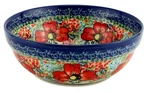 Polish Pottery Bowl 7" From Zaklady Ceramiczne Unikat Signature Pattern. Fixed Price $89.00.
