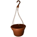12" Terra Cotta Brown Plastic Hanging Baskets - Set Of 5 Koba Pot Planter. Fixed Price $38.95.