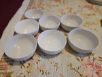 Mainstay Cereal Bowl Set Of 7 Ellenton 5 3/4" Diameter 2 Tall White. Fixed Price $40.00.