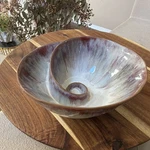 Bloomingville Abstract Ceramic Bowl Glossy Finish Art Pottery Dishwasher Safe. Fixed Price $22.00.
