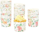 Baking Cups Floral Watercolor Cupcake Liners - 2.75 X 2.19 In, 50 Pack. Fixed Price $19.99.