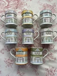 Lenox Village Coffee Mugs **complete Set 8 **1992 Vintage Collection Mint. Fixed Price $230.00.