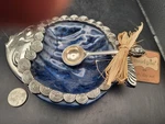 Mud Pie Fish Dip Set, Metal And Glass Unused. Fixed Price $25.00.