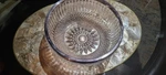 Vintage Fb Rogers Italian Lead Crystal Glass Salad Fruit Bowl Silver Plated Rim. Fixed Price $35.00.