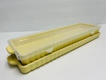 Temp-tations By Tara Tart Pan Nesting Tray W/ Lid-it Woodland Yellow Temptations. Fixed Price $15.99.
