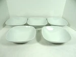Ikea White Square Round Corners Soup Chili Chowder Bowls Set Of 5 #20726 Turkey. Fixed Price $37.49.