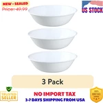 Corelle Winter Frost White 1-QUART Serving Bowl, Set Of 3. Fixed Price $37.75.