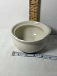 Hall Pottery Stoneware Small Bowl Off White No Lid 476. Fixed Price $8.00.