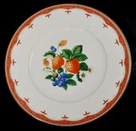 Set Of 4 Berry Delight Mikasa Ultima HK222 8 1/2" Salad Plates Super Strong. Fixed Price $49.99.