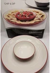 Noritake "colorwave Raspberry" 14 1/2 Inch Piece Chip & Dip - Mint Condition. Fixed Price $22.40.