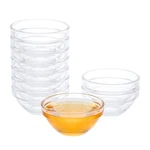 Parbee 3" Clear Glass Pinch Bowls, 10 Pack 2.5OZ Prep Small,. Fixed Price $15.29.