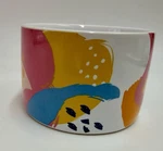 Grove Co Full Circle Pottery Ceramic Fruit Dessert Side Bowl 80 Retro Vibe. Fixed Price $13.99.