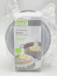 Progressive 4 Piece Microwave Ramen Bowl To Go, Gray Soup New Chopsticks Prep. Fixed Price $15.95.