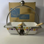 Pampered Chef Simple Additions Small Bowls , Spoons & Caddy #1946. Fixed Price $18.00.