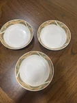 American Atelier West Indies 8'' Coupe Soup Bowls Set Of 3 Palm Leaves. Fixed Price $7.49.