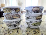 Pillivuyt French Onion Soup/gratin Bowl Set PIL45 Pattern. Fixed Price $185.00.