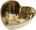 Pampa Bay Love Is In The Air Heart Bowl, Gold (CER-2639-G). Fixed Price $27.00.