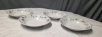 Vintage "country Garden Porcelain" Set Of 4 Rim Soup Cereal Bowls Made China. Fixed Price $60.00.