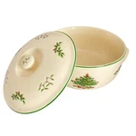 Spode Christmas Tree Round Covered Deep Dish Quart 2L Casserole W/ Lid Box. Fixed Price $36.00.