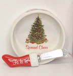 Christmas Dip Mix Set Holiday Bowl Knife Martha Stewart New In Box. Fixed Price $18.99.
