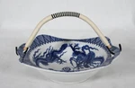 Rare! Vintage Cost Plus Blue & White Porcelain Rectangular Bowl With Handle. Fixed Price $39.99.