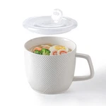 Adewnest Ceramic Soup Bowl With Lid & Handle: 32 Oz Microwave Safe Food Containe. Fixed Price $31.26.