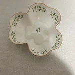 Royal Tara Bone China Shamrock Flower Bowl Irish Glossy White Green Gold. Fixed Price $45.00.