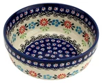Polish Pottery 6-INCH Bowl, 24 Ounce Zaklady Boleslawiec. Fixed Price $49.00.