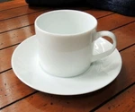 'ten Strawberry Street' Classic White Cup & Saucer Set Oven Table Porcelain. Fixed Price $12.99.