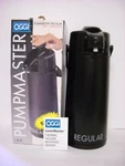New Oggi Pumpmaster Regular Insulated Thermal Beverage Server 68 Oz Lever Action. Fixed Price $29.95.