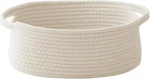 Jmvicyroam Woven Basket Small Rope Storage Bin With Handles White. Fixed Price $11.99.