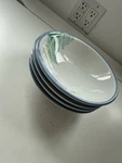 4 International Tableworks Palm Leaves Soup Bowls Stoneware Japan 032. Fixed Price $29.99.