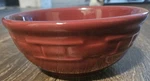 Longaberger Pottery Paprika Red Cereal/soup Bowl Woven Traditions. Fixed Price $14.95.