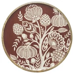 Boston International Round Platter Mango Wood Serving Dish, 14", Francis. Fixed Price $53.10.