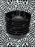 Carlisle Melamine Black Grapefruit Oatmeal 10 Oz Bowl Camping Set Of 8 Dishes. Fixed Price $29.99.