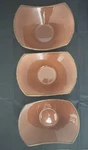 3 Steelite International England Terramesa Mocha Color Scoop / Snack Bowls 6.5". Fixed Price $19.59.