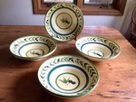 William Sonoma Olive Branch Set Of 4 Pasta Bowls Excellent Condition. Fixed Price $69.00.