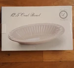 Royal Collection 12.5" Oval C2157 Hand Painted Porcelain Bowl!. Fixed Price $39.99.
