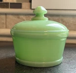 Mosser Glass Smooth Round Milk Butter Tub - You Choose Color! 4.75" Wide. Fixed Price $30.00.