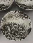 Bia Cordon Bleu Soup/cereal Bowls-set Of 4- Gray Peony 6.25" X 2.75" H. Fixed Price $45.00.